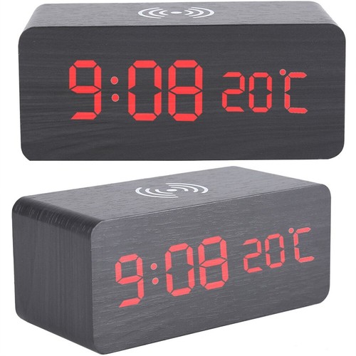 Modern wooden wood digital led - modern,